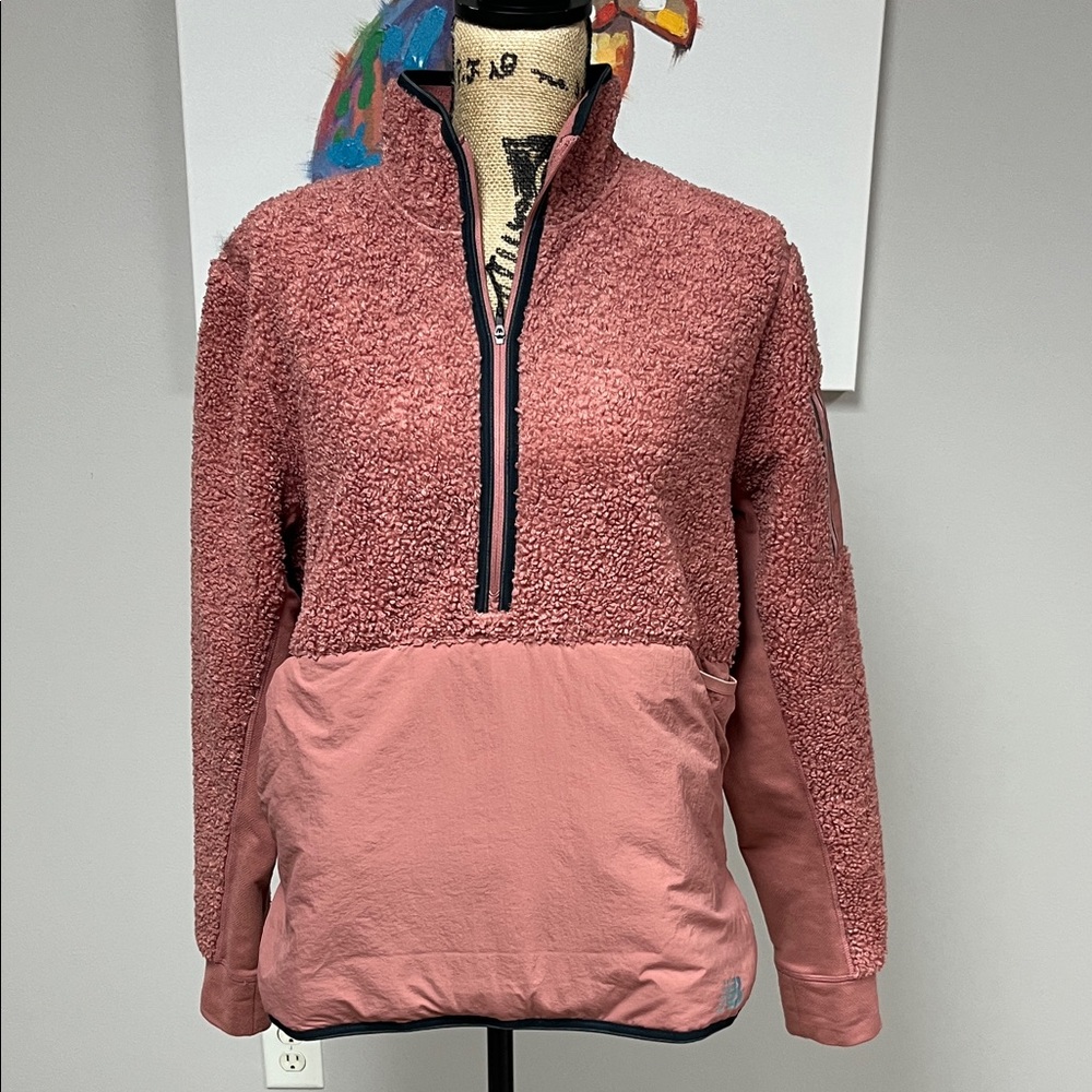 New Balance Pink Half-Zip Women's Jacket